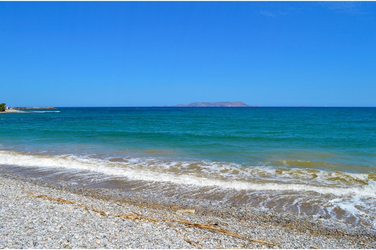 The beautiful Gouves Beach