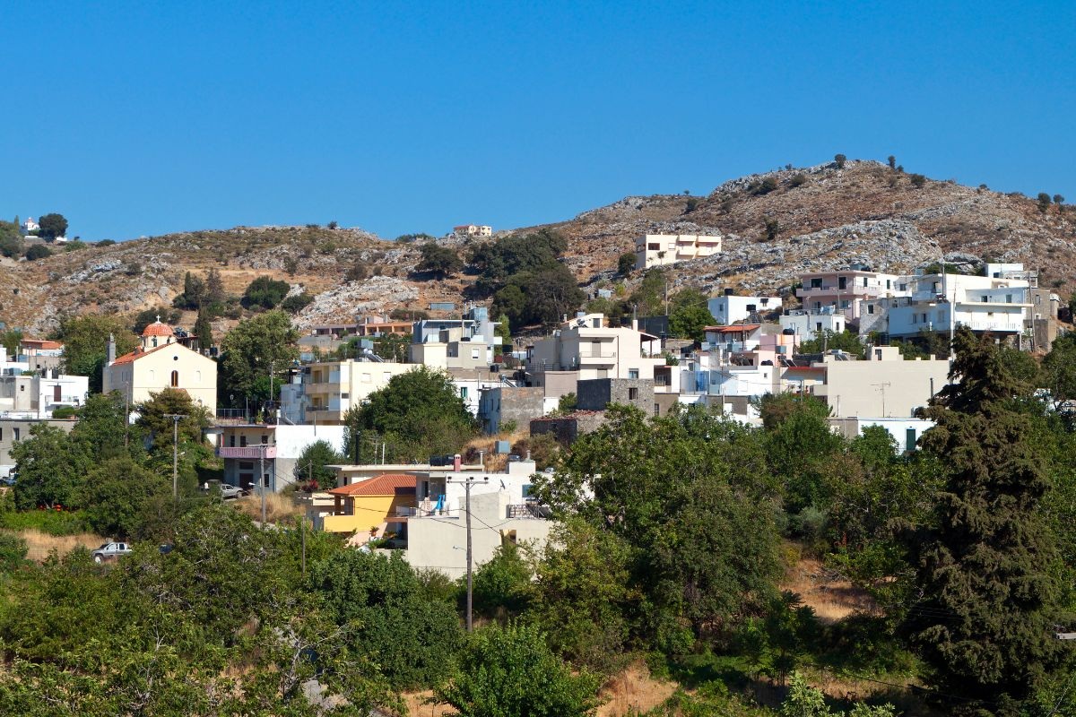 A traditional Cretan village