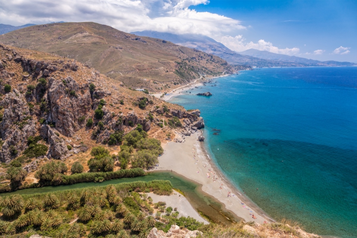 The palm forest of Preveli